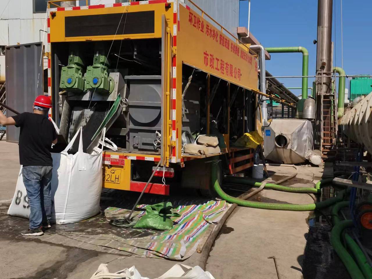 徽州淤泥压干处理